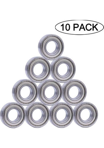 608ZZ Metal Mühürlü Çok Amaçlı Bilye Rulman 7 x 8 x 22 mm 10'lu