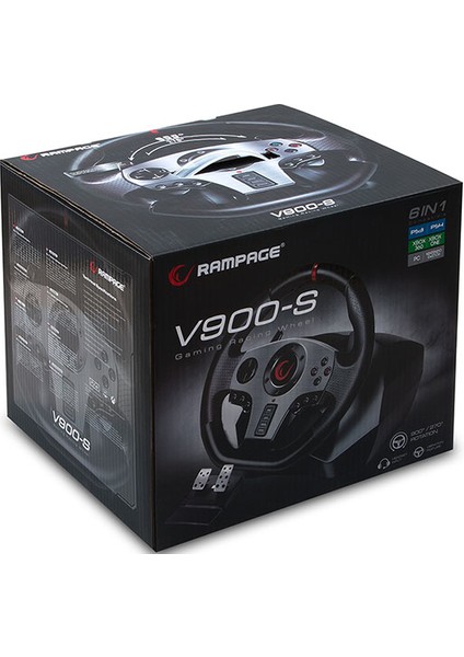 V900-S PS3/PS4/PC/XBOX Pedallı Gaming Oyuncu Direksiyon