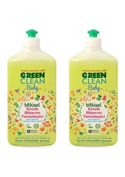 U Green Clean Baby Bebek Biberon Emzik Temizleyici 2 x 500 ml