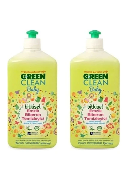 U Green Clean Baby Bebek Biberon Emzik Temizleyici 2 x 500 ml