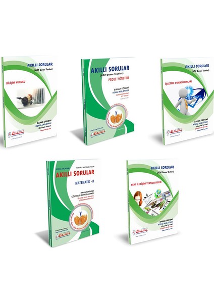 AÖF Yöntim Bilişim Sistemleri 1. Sınıf 2. Yarıyıl Bahar Dönemi Konu Anlatımlı Soru Bankası Set