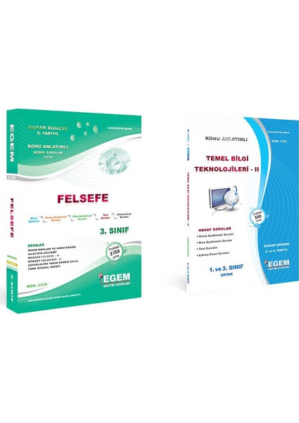 AÖF Felsefe Bölümü 3. Sınıf 6 Yarıyıl Bahar Dönemi Konu Anlatımlı Soru Bankası Güncel Set