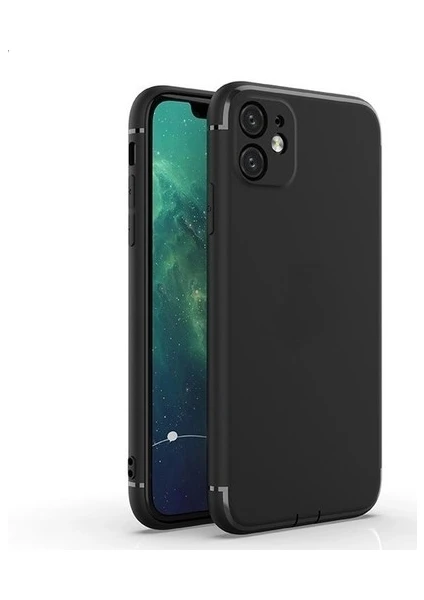 Coverzone Apple iPhone 11 Pro Kılıf Fury Silikon Shadow Siyah