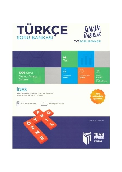 Yayınları İdes TYT Türkçe Soru Bankası