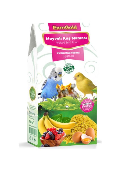 Yumurtalı ve Meyveli Kuş Maması 100 g