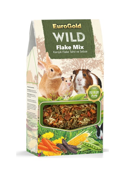 Wild Flake Mix Karışık Flake Tahıl ve Sebze 120 g