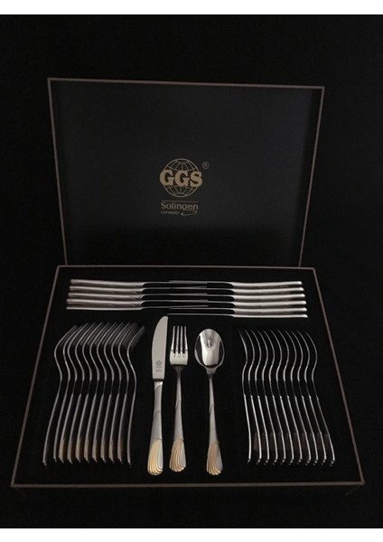 Petra Parlak Altın Ggs Solingen 96 Parça Çatal Kaşık Bıçak Takımı fiyatları