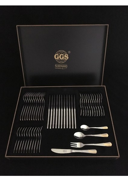 Petra Parlak Altın Ggs Solingen 96 Parça Çatal Kaşık Bıçak Takımı modelleri