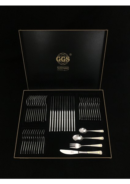 Marion Parlak Altın Solingen 96 Parça Çatal Kaşık Bıçak Seti modelleri