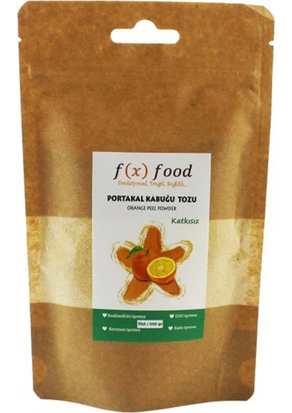 Fx Food Kurutulmuş Portakal Kabuğu Tozu 100 gr