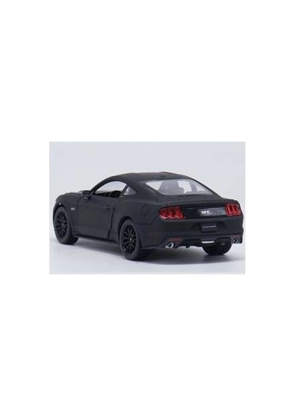 1/24 Ölçek 2015 Ford Mustang Gt Model Araba - Mat Siyah