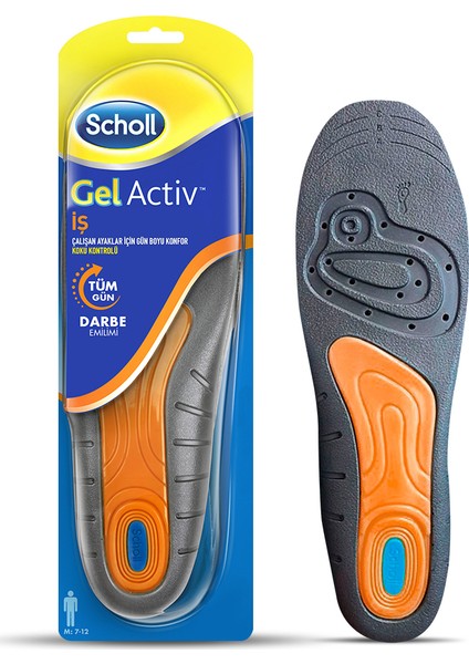Gel Aktiv Tabanlık, Erkek - İş İçin