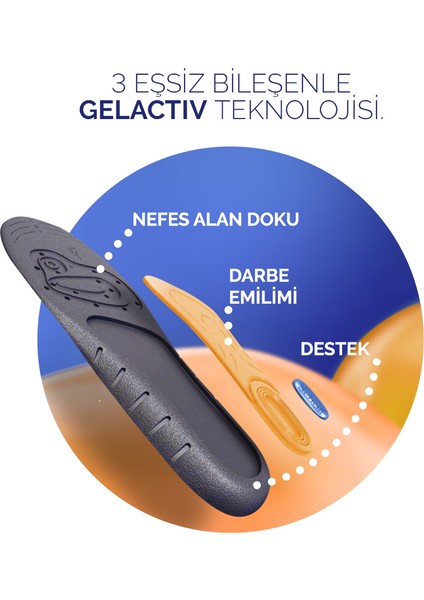 Gel Aktiv Tabanlık, Erkek - İş İçin