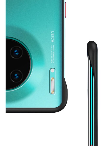 Huawei Mate 30 Frameless Serisi Sert Rubber Kılıf Siyah