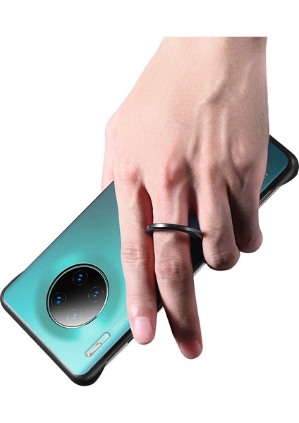 Huawei Mate 30 Frameless Serisi Sert Rubber Kılıf Siyah