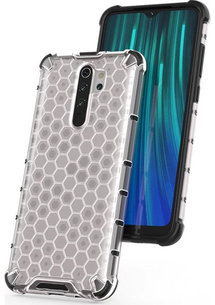 Xiaomi Redmi Note 8 Pro Ball Serisi Sert Tpu Kılıf Şeffaf