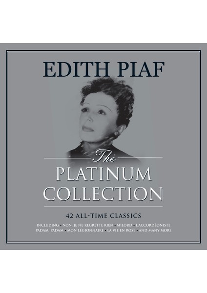 Edıth Pıaf - Platinum Collection (3 Beyaz LP)