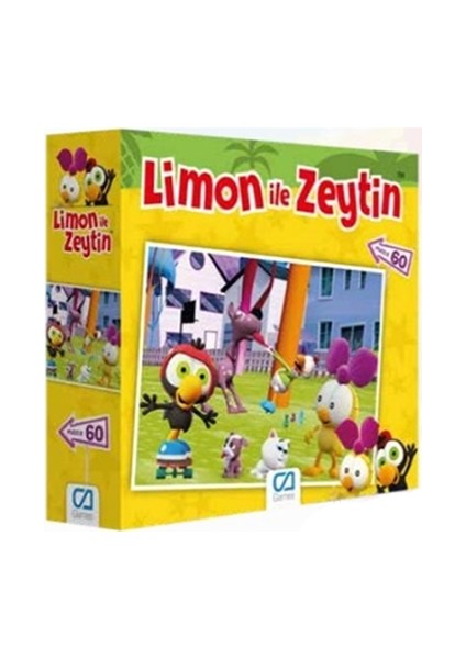 Ca Games Games Limon İle Zeytin 60 Parça Puzzle 5096