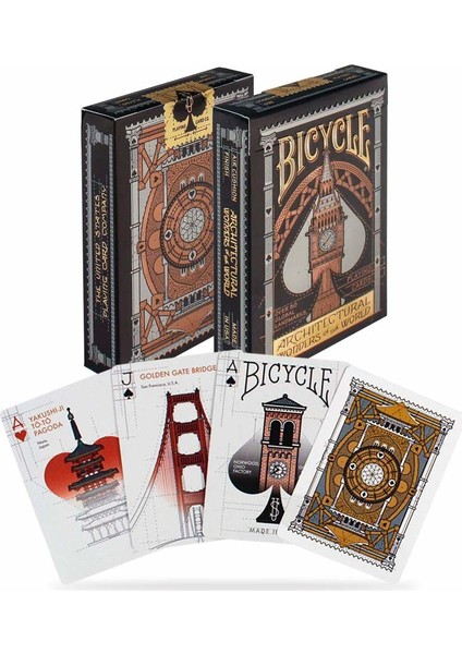 Architectural Oyun Kartı Destesi (Dünyanın Mimari Harikaları Oyun Kağıdı) fiyatları