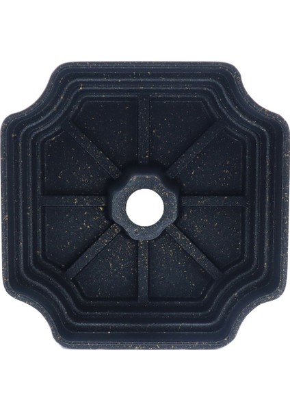 3243 Döküm Granit Maya Piramidi Kek Kalıbı Mavi 22 cm