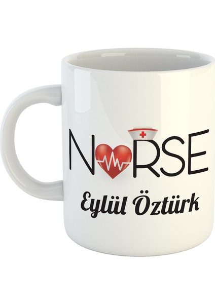 Hemşireye İsme Özel Kupa Bardak