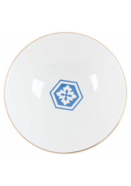 Morocco Desen2 Mavi Çukur Tabak 20cm