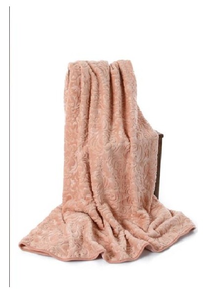 Battaniye 220 x 240 cm Trendy Pudra