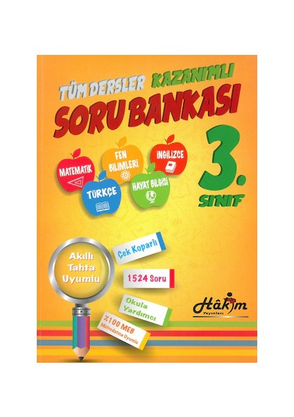 Tüm Dersler Kazanımlı 3. Sınıf Soru Bankası