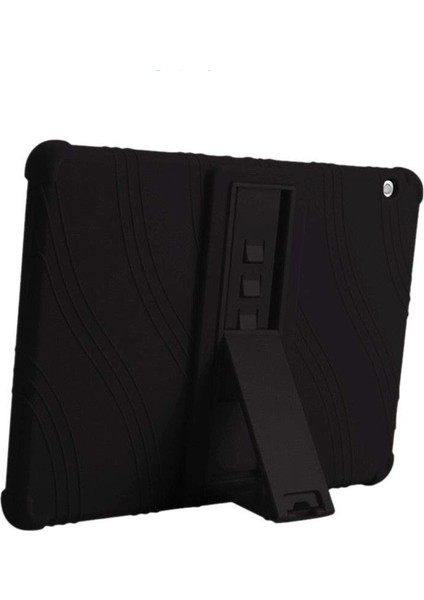 Huawei Mediapad T3 10 9.6" Standlı Silikon Tablet Kılıf - Siyah fiyatları