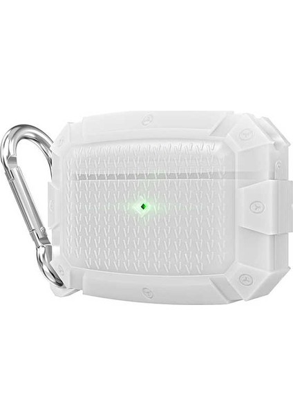 - Apple Airpods Pro - Kılıf Darbelere Karşı Dayanıklı Koruyucu Silikon Kılıf Airbag 10 - Renksiz