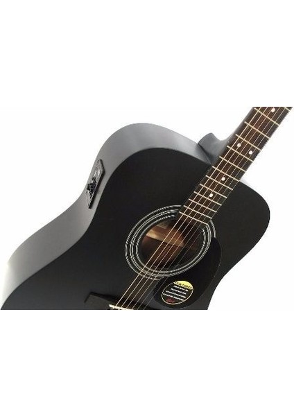 AD810E-BKS Elektro Akustik Gitar Mat Siyah