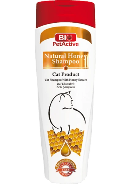 Bio Pet Active  Natural Bal Özlü Kedi Şampuanı 400 ml