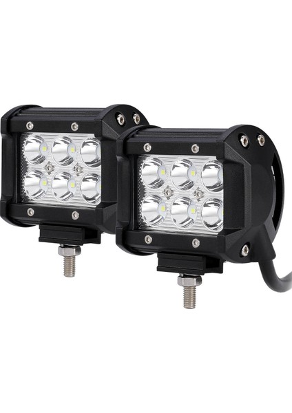 Volcano 18W Motosiklet / Off Road Sis Farı Takım