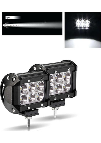 Volcano 18W Motosiklet / Off Road Sis Farı Takım modelleri