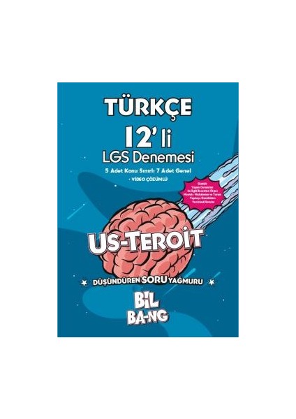 8. Sınıf Us-Teroit Türkçe 12'li LGS Denemesi