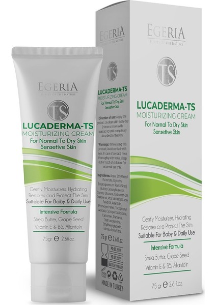 Egeria Lucaderma - Ts Nemlendirici Krem 75 Gr
