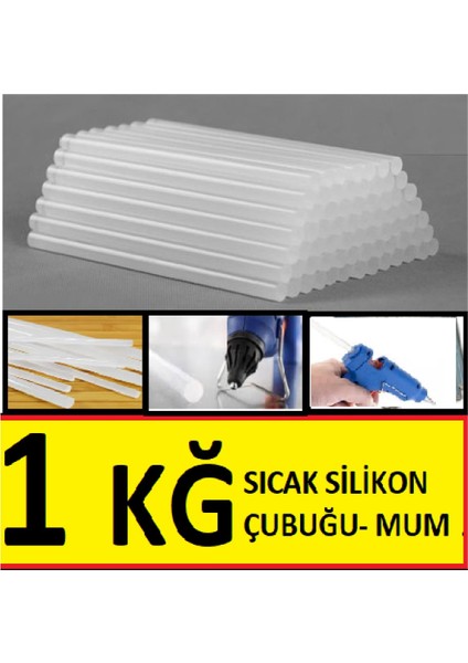 Sıcak Silikon Mum Kalın Boy 35'li li indirimleri