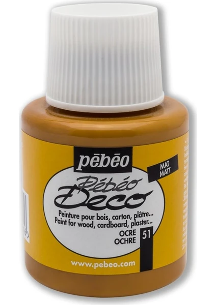 Deco 51 Ohre 110 ml Ahşap Boyası