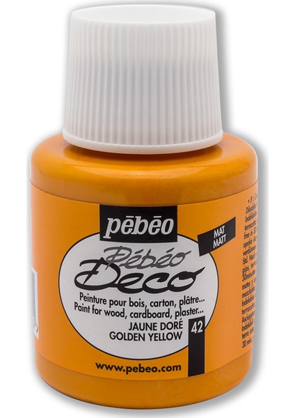 Deco 42 Golden Yellow 110 ml Ahşap Boyası