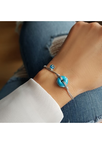 El Yapımı Murano Camı Nazar Bileklik