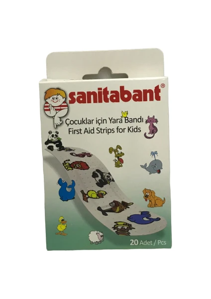 Sanita Bant Çocuk Yara Bandı 20'li