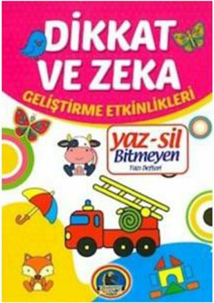 Defter Yaz - Sil Dikkat ve Zeka Geliştirme Etkinlikleri