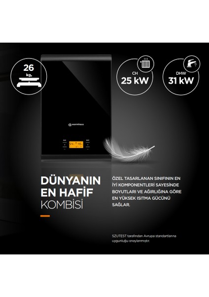 Minerwa 25 - 25 Kw Yoğuşmalı Kombi