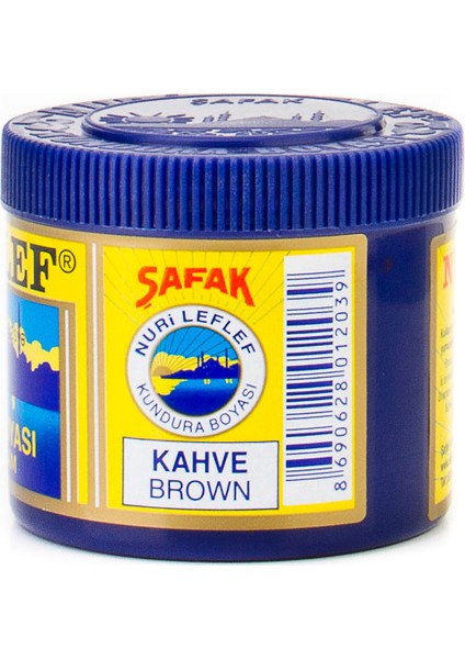 Nuri Leflef Klasik Ayakkabı Boyası Cilasız 200 ml Kahverengi