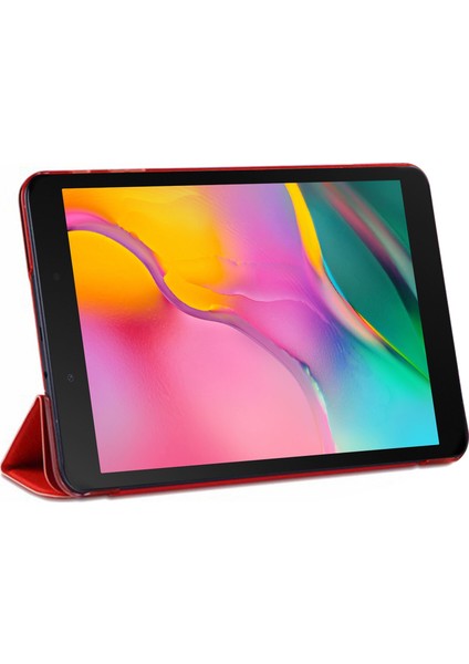 Samsung Galaxy Tab A 8'' T290 Smart Case ve Arka Kılıf Kırmızı fiyatları