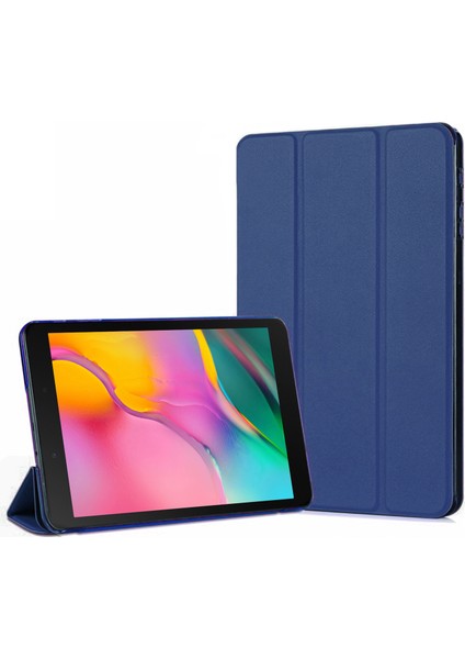 Samsung Galaxy Tab A 8'' T290 Smart Case ve Arka Kılıf Lacivert