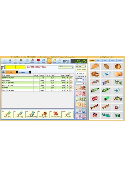 Barkodlu Market Satış Programı (Temel Paket)