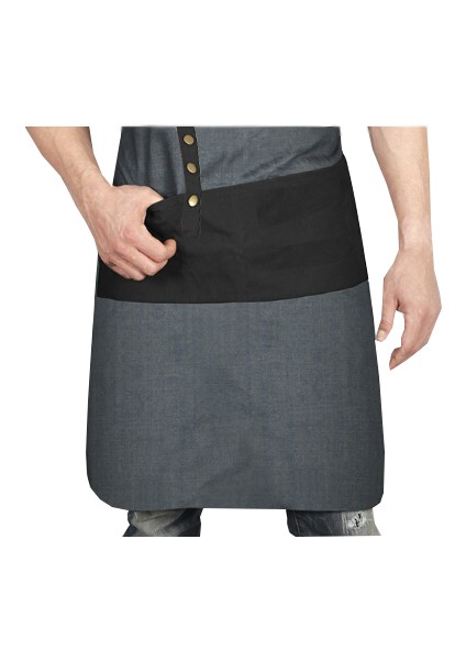 Nakışlı Belden Mutfak İş Önlüğü Barista Master Chef Garson Kuaför Tattoo Önlük