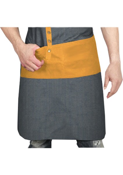 Nakışlı Belden Mutfak İş Önlüğü Barista Master Chef Garson Kuaför Tattoo Önlük