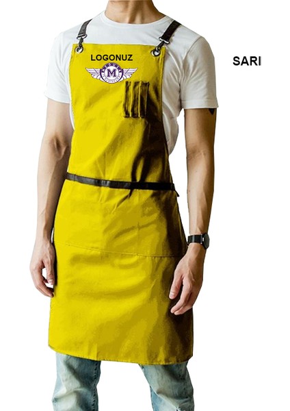 Nakışlı Boyundan Askılı Mutfak İş Önlüğü Barista Master Chef Garson Kuaför Tattoo Önlük fiyatları